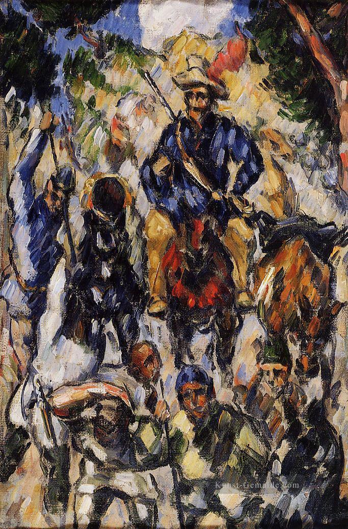 Don Quijote Blick von hinten Paul Cezanne Ölgemälde